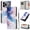 Color-4, variant on Leather For Apple iphone 17 Pro 6.3-inch Wallet Case Embossed Painted Butterflys&Flowers Pattern, With Card Holder,Wristband,Magnetic Clasp Kickstand Folio Cover,Color-7,For iphone 17 Pro