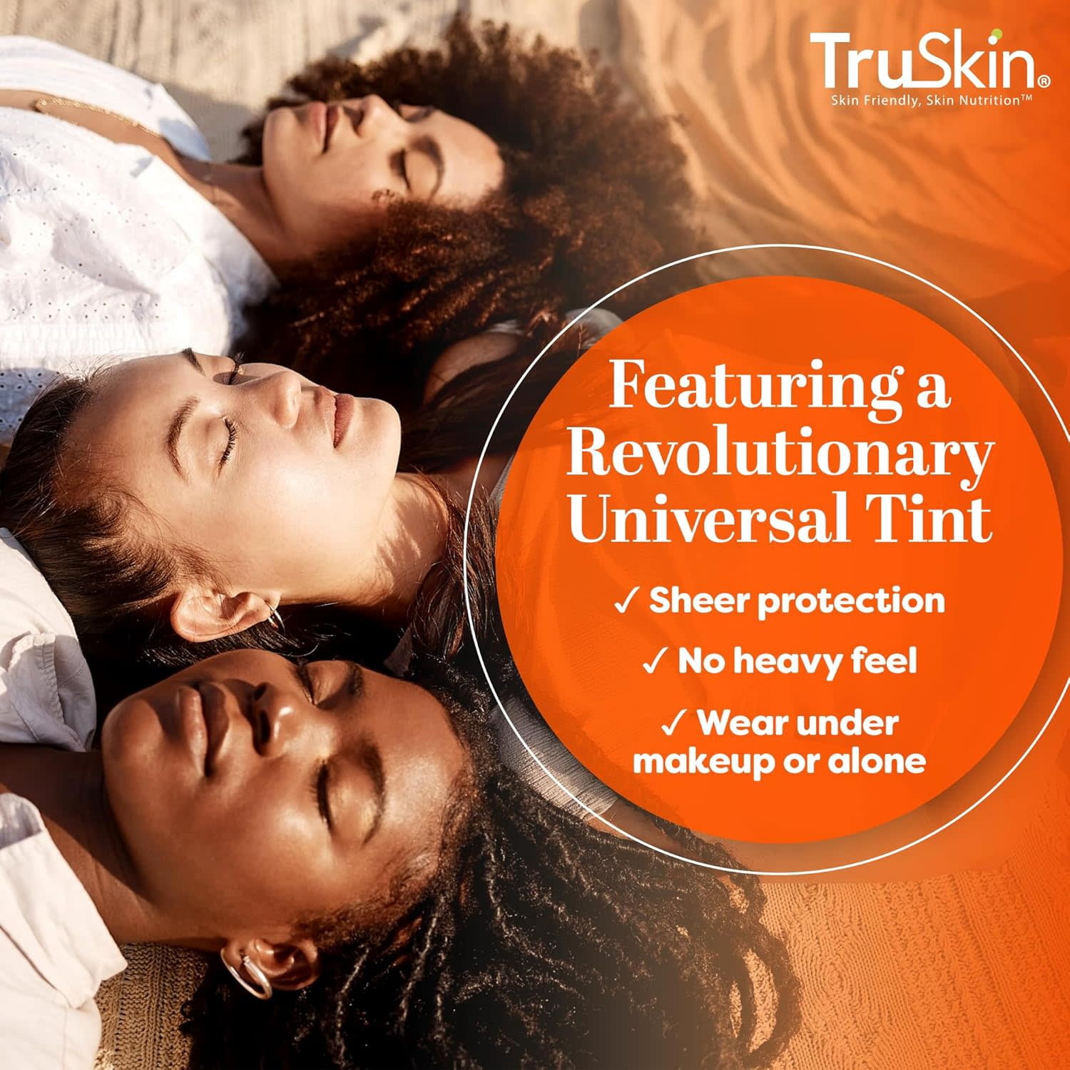 TruSkin Sunscreen Serum for Face – SPF 30 Universal Tinted Mineral Sunscreen Face Serum, All Skin Types, 1 fl oz