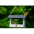 thumbnail image 6 of Birds Choice Modern Farmhouse Fly-Thru Hanging Bird Feeder, Black/White, 6 of 7