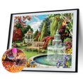 thumbnail image 1 of Cuadros Decorativos Pintura de diamante 5D DIY paisaje Full Round Drill Rhinestone Picture Kits DQrwqpou Nuevos Originales, 1 of 9