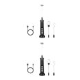 thumbnail image 4 of Inteprter Espumador de leche y café eléctrico ABS, reemplazo inalámbrico, 3 engranajes, ajustable, portátil, recargable, 1200mAh, agitador de Type1 NO1, 4 of 6