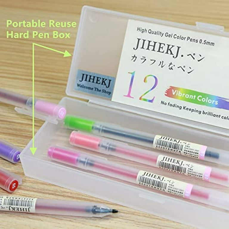 Kryc-colorful Pens Gel Pens Colored Pens Gel Ink Pen Ballpoint Pen For  Bullet Journaling Note Taking Writing Drawing Coloring Japanese Stationery  Kore