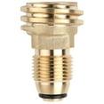 thumbnail image 2 of Adaptateur de Réservoir de Propane Adaptateur de Tuyau de Propane en Laiton Compatible avec Barbecue Réchaud de Camping Chauffage au Propane pour Tous 1 Lb Propane BBQ, 2 of 8