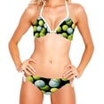 thumbnail image 2 of Tennis Stylish Bikini Set with Detachable Sponge and Adjustable Strap, Two-Pack Swim Suits for Beach and Pool Parties, 2 of 6