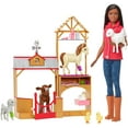 thumbnail image 1 of Coffret poupée Barbie avec ferme et 7 animaux à soigner, 1 of 7