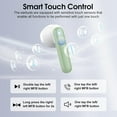 thumbnail image 5 of Wireless Earbuds, Bluetooth 5.4 Headphones with 3D Bass Stereo, 40H Ultralight in-Ear Buds, Bluetooth Earbuds with 4 ENC Noise Cancelling Mic, USB-C, IP7 Waterproof Earphones for Android iOS, Green, 5 of 14