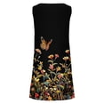 thumbnail image 5 of FcBaudy Robe Sans Manches à Col Rond, Robes d'Été pour Femmes, Robes pour Femmes Mode Féminine Décontractée à Col Rond Vintage Sans Manches à Imprimé Robes Femme Robe, 5 of 5