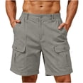thumbnail image 3 of Jsaierl Cargo Shorts for Men Plus Size Multi Pockets Shorts Outdoor Military Shorts Comfortable Workwear Cargo Shorts, 3 of 8