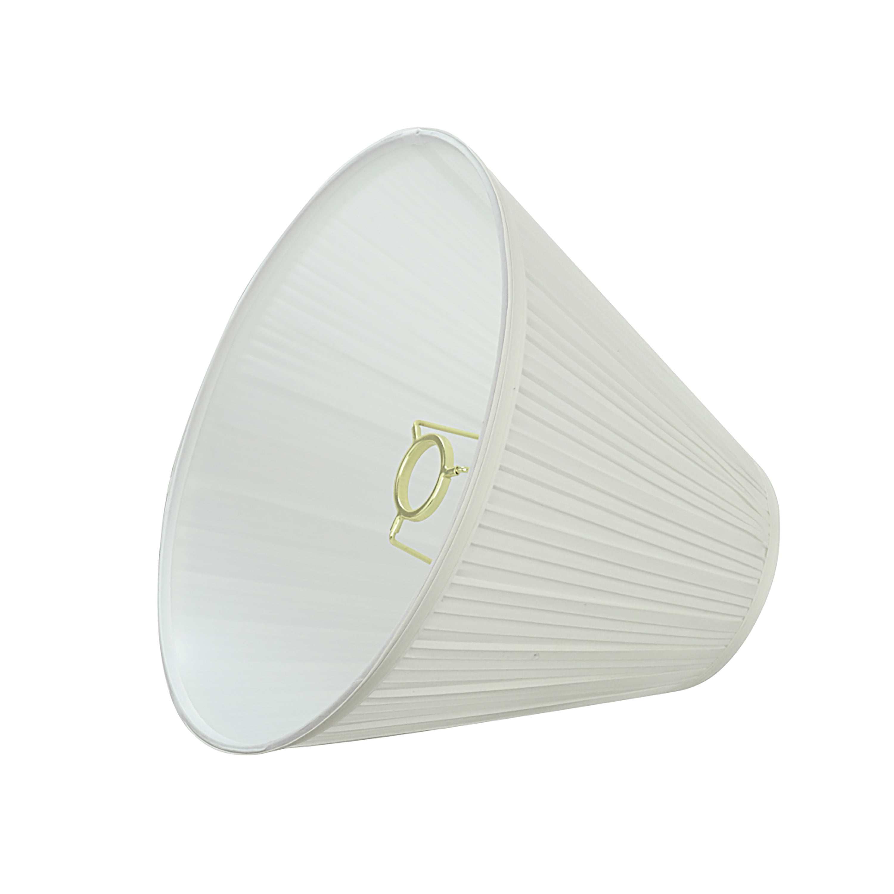 Aspen Creative 59176 Transitional Pleated Empire Shape UNO Construction Lamp Shade in Off White, 11-1/2" Wide (5" x 11-1/2" x 9-1/2")