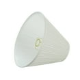 thumbnail image 4 of Aspen Creative 59176 Transitional Pleated Empire Shape UNO Construction Lamp Shade in Off White, 11-1/2" Wide (5" x 11-1/2" x 9-1/2"), 4 of 6