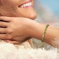 thumbnail image 2 of Ross-Simons 12.00 ct. t.w. Oval Bezel-Set Peridot Bracelet in 14kt Yellow Gold, Women's, Adult, 2 of 4