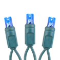 thumbnail image 4 of Novelty Lights Blue 100 LED Christmas Mini Light Set (Green Wire, 50 Feet), 4 of 10