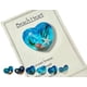 thumbnail image 1 of Corazón de bolsillo de vidrio para playa, adorno de corazón de vidrio oceánico hecho a mano con fusión de mar natural, ficha de bolsillo de corazón de vidrio fusionado, mini ficha linda y duradera con, 1 of 7