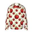thumbnail image 3 of Balery Fruit Apples Men's Women's UPF 50+ Sun Protection Lightweight Hoodie Performance Long Sleeve Shirt for Fishing Running-XX-Large, 3 of 9