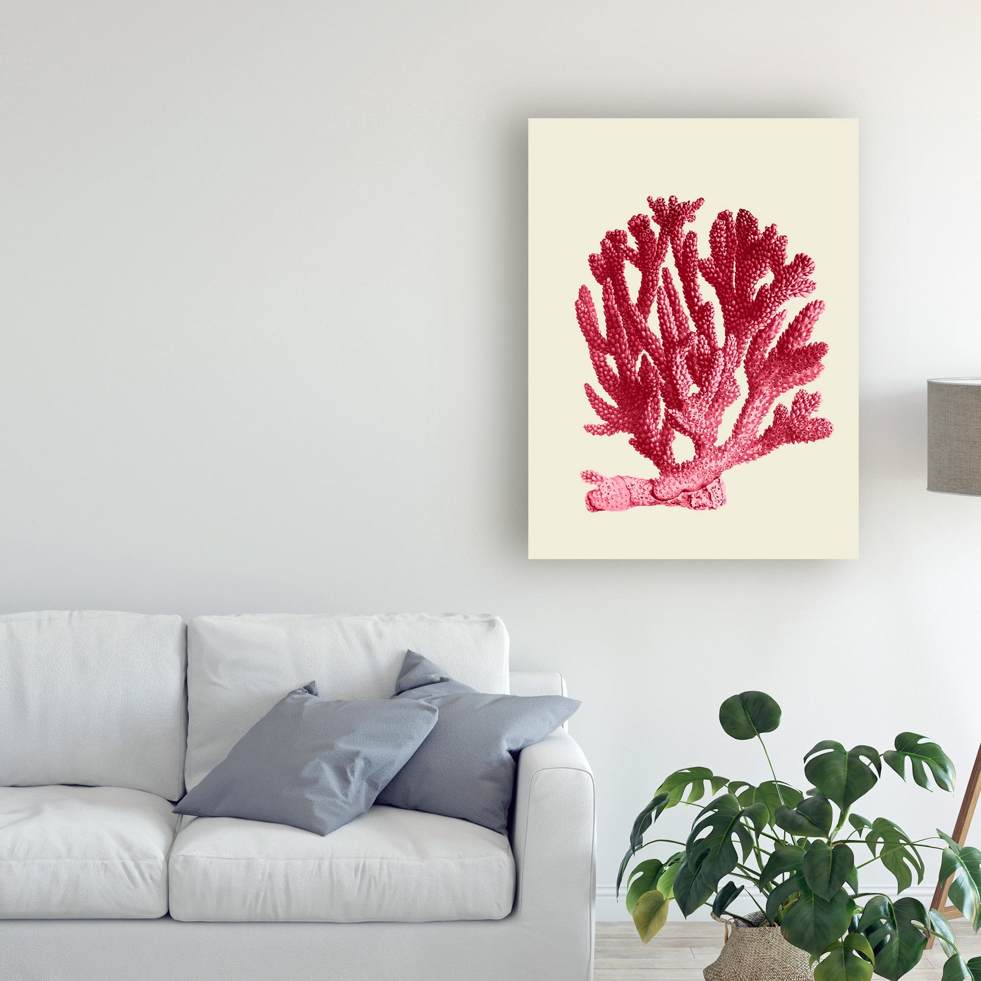 Trademark Fine Art 'Red Corals 1 a' Canvas Art by Fab Funky