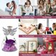 thumbnail image 5 of Ángel eterna flor rosa cubierta de cristal regalo de vacaciones decoración de rosas para amigos y familiares regalos de cumpleaños, 5 of 5