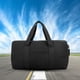 thumbnail image 1 of Bolsa de lona de viaje portátil Bolso de mano impermeable Artículos de tocador Bolsa de viaje negro 52cmx16cmx32cm, 1 of 8