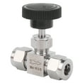 thumbnail image 3 of High Pressure Needle Valve, Stable 2-Way 304 Stainless Steel Needle Valve, Tightness For Strong Connection Water Gas Liquid Ф3/8, 3 of 8