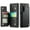 Black, variant on for Samsung Galaxy S23 Case with Card Holder, Wallet Case for Women Men with RFID Blocking, Durable Leather Kickstand Magnetic Clasp Shockproof Phone Case for Samsung Galaxy S23