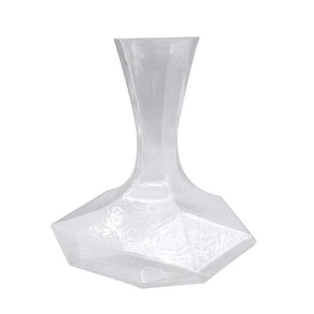 

Diamond Shape Whisky Decanter Transparent High Borosilicate Glass Unique Liquor Dispenser for Holiday Gifts Christmas Present