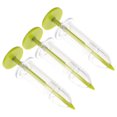thumbnail image 1 of OULII 3Pcs Seed Planting Tool Yellow Handheld Seeder for Garden Rows and Uniform Distribution, 1 of 6