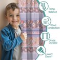 thumbnail image 3 of Blackout Kids Curtains,Boho Bohemia Pioneer Flower Childrens Insulated Curtains Set Of 2,Bedroom Essentials,Toddler Room Decor 42"x63"(106x160cm), 3 of 4