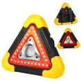 thumbnail image 1 of Yeacher Triangle warning emergency light LED multi-functional rechargeable strong light triangle warning emergency light solar, 1 of 8