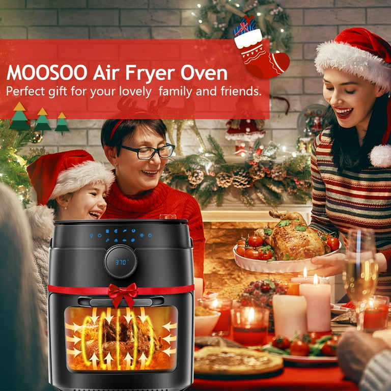 Free Shipping! MOOSOO 12.7Qt Air Fryer Oven with Digital