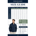 thumbnail image 4 of YOIAVAIOY Men's Quarter Zip Sweatshirts Waffle Knit Loose Fit Color Block Pullovers Stand Collar Sporty Casual Tops Green M, 4 of 6