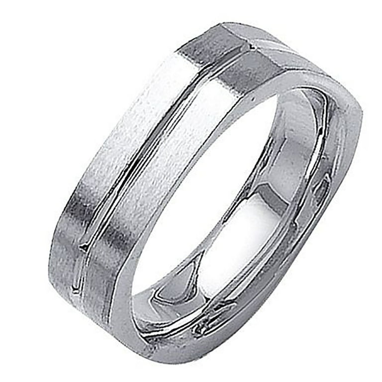 Walmart white gold wedding on sale bands