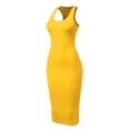 thumbnail image 2 of FashionMille Women Slim Fit Round Scoop Neck Casual Racerback Tank Summer Bodycon Midi Dress, 2 of 5