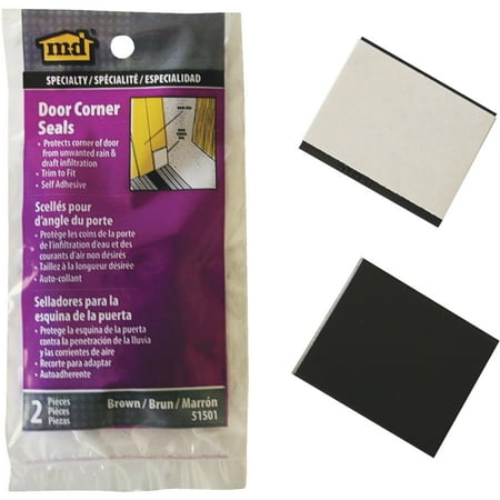 Door Corner Vinyl-Covered Foam Weatherstrip Tape