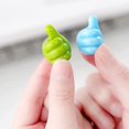 thumbnail image 4 of 10 Pieces Creative Silicone Thumb Wall Hook Multi-Function Wall Hooks Mini Self Adhesive Thumb Cable Clips Thumb Wall Hook for Kitchen Bathroom Office, 4 of 6