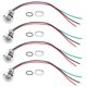 thumbnail image 1 of 4 Sets PreWired Round LEDs Waterproof 2Color Light Common Anode Anode Electrode 1224V 12mm(Red and Green ), 1 of 4