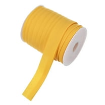 Uxcell Double Fold Bias Tape 1" 25 Yards for Sewing/Seaming/DIY Golden Yellow