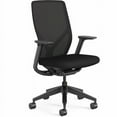 thumbnail image 2 of HON Flexion Task Chair - Black Vinyl, Polyurethane Seat - Black Mesh Back - Black Frame - 5-star Base - Armrest - 1 Each, 2 of 2