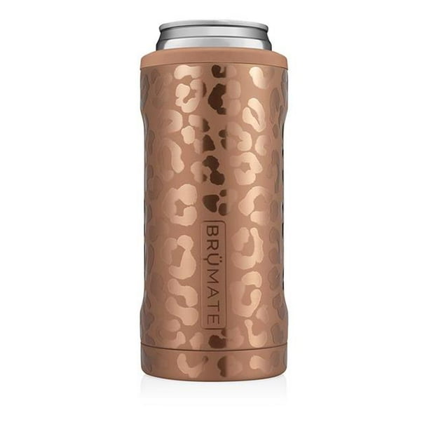 Brumate 6027220 12 oz Hopsulator Leopard Gold BPA Free Slim Can