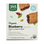 365 by Whole Foods Market, Organic Blueberry Cereal Bar 6 Count, 7.8 Ounce