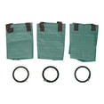 thumbnail image 2 of 3-Pack 27 Gallon Reusable Yard Waste Bags for Yard Garden Lawn to Loading Leaf Trash, Debris, 2 of 10