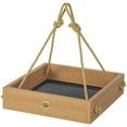 thumbnail image 4 of Birds Choice Modern Farmhouse Small Hanging Platform Bird Feeder, Natural Teak, 4 of 5