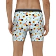 thumbnail image 4 of Picia Submarine With Fishes Undersea Pattern Men's Athletic Long Leg Briefs , Performance Stretch Underwear，Moisture-Wicking, 4 of 7