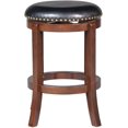 Counter Height Swivel Stool, 24Inch, Cappuccino