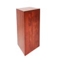 thumbnail image 1 of FixtureDisplays® 15x15x36" Cube Pedestal Table Display Glorifier Riser Stand Centerpiece Flower Sculputure Merchandise Lamp Book Stand Easy assembly required 15929-APPLEWOOD, 1 of 6