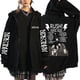 thumbnail image 2 of Sudadera con capucha de la banda de Rock italiana para hombres y mujeres, sudadera con cremallera, ropa de calle informal gótica, abrigos Y2k, moda masculina suelta, 2 of 5