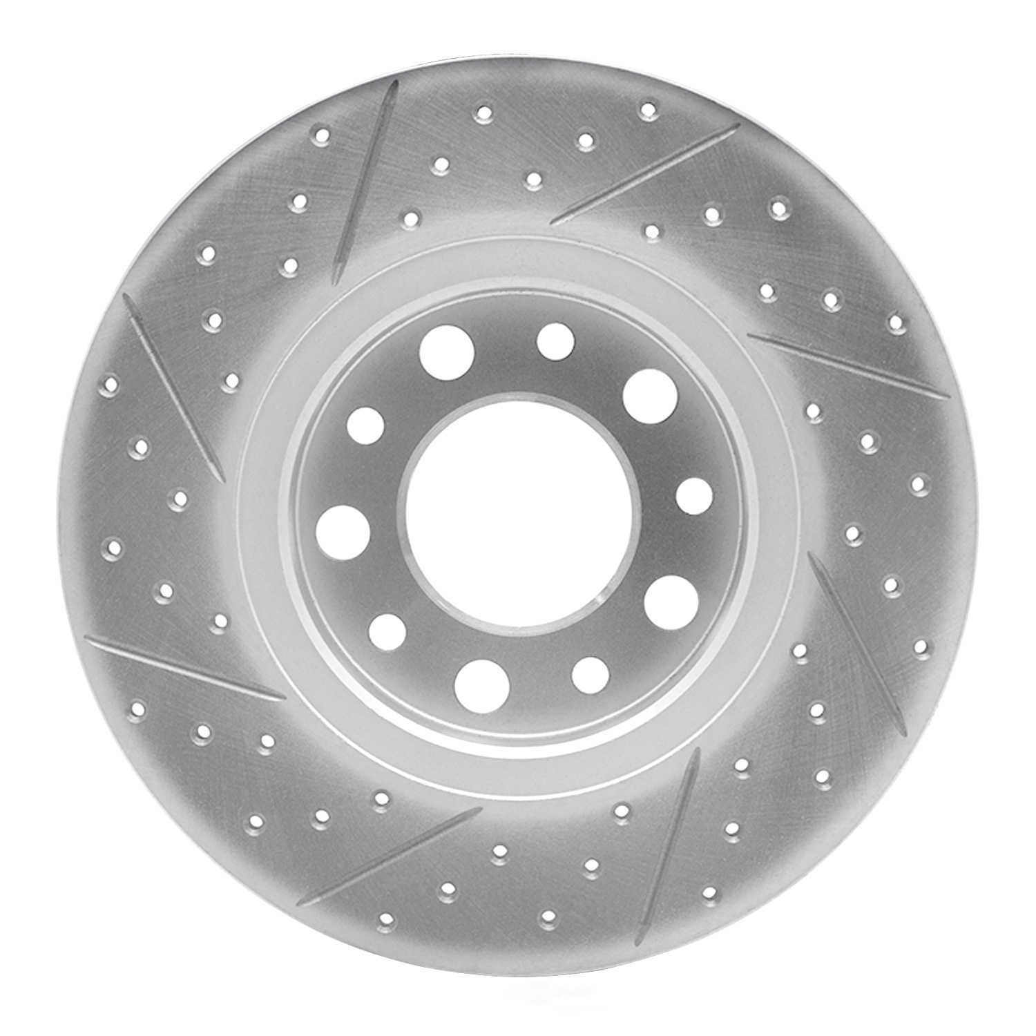 Dynamic Friction Company 830-42014R DFC Geoperformance Rotor - Drilled and Slotted