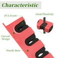 thumbnail image 4 of Unique Bargains 1 Juego de Soporte para Cañas de Pescar Soporte Horizontal para Cañas de Pescar Soportes para Pared para Cañas de Pescar para Garajes Barcos Rojo, 4 of 6