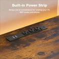 thumbnail image 6 of Dresser with 3 Power Outlets & 2 USB Charging Ports, Wide Dresser 52” for Bedroom with 8 Large Drawers, Chest of Drawers for Bedroom, Living Room, Hallway, Vintage and Black, 6 of 6