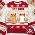 thumbnail image 3 of Suéter navideño feo con dibujos de gatos 2024, suéter navideño con impresión 3D, regalo de Papá Noel, sudadera 3D para hombre, otoño e invierno, 3 of 5