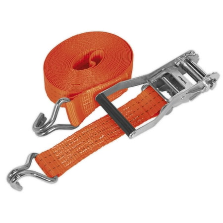 

Sealey Td3008J Ratchet Tie Down 50Mm X 8Mtr Polyester Webbing 3000Kg Load Test