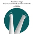 thumbnail image 3 of Small Grooming Scissors, Stainless Steel Eyebrow Nasal Hair Scissors with Rounded Tip, Ergonomic Design Safe Trimmer Eyebrow Trimmer for Women, 3 of 7